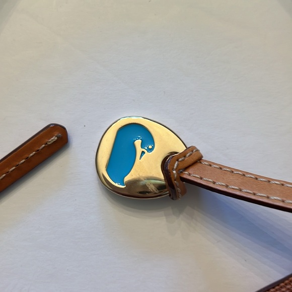 Dooney & Bourke Red and Tan Crossbody Bag - Picture 9 of 16